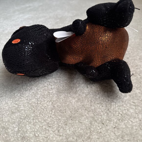 NWT TY Beanie Boo - MERLIN the Dragon 9" - Plush Black Dragon 2017 - Picture 7 of 14